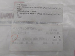 Mitsumoto 16 Swing Check Valve Gasket F3207 Id37 900Lb-6B