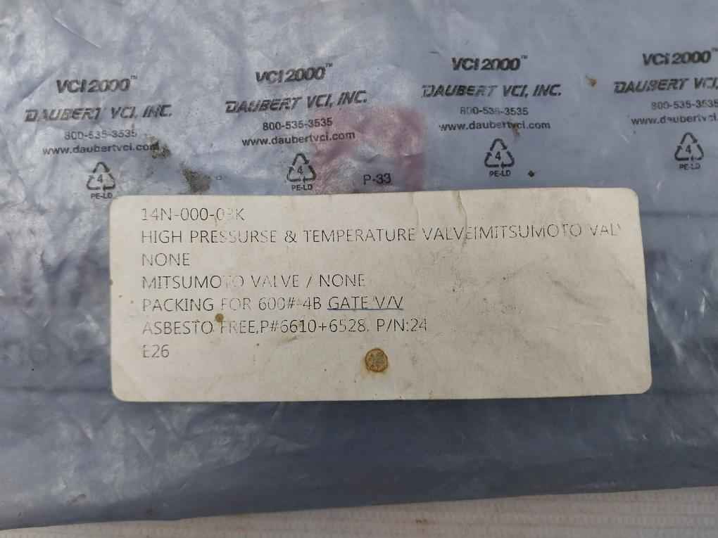 Mitsumoto 24 Packing For Gate Valve 14N-000-03K