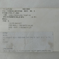 Mitsumoto Ftc-d7439847-01-m473 High-temp Gasket For Gate Valve Wc6 900Lb-10