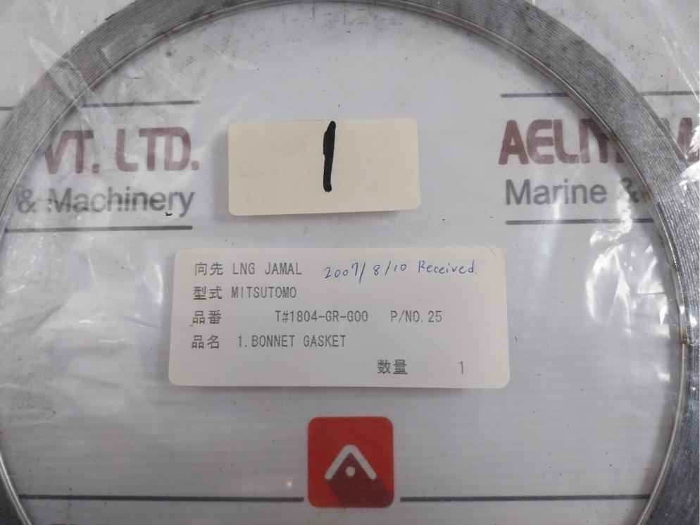 Mitsutomo 1804-gr-g00 Bonnet Gasket 25