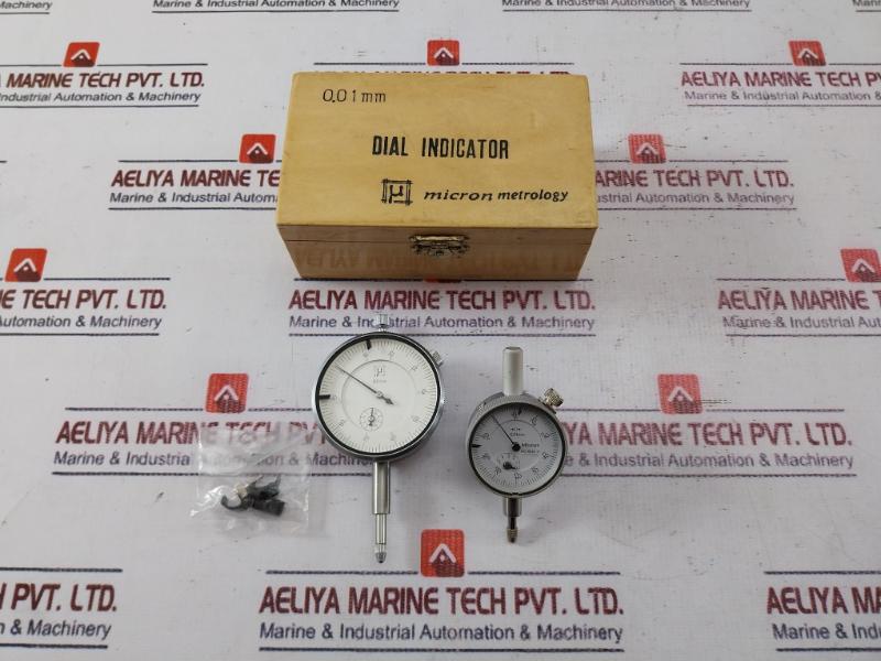 Mitutoyo 0.01Mm Series Micron Metrology Dial Indicator 0-90 420193