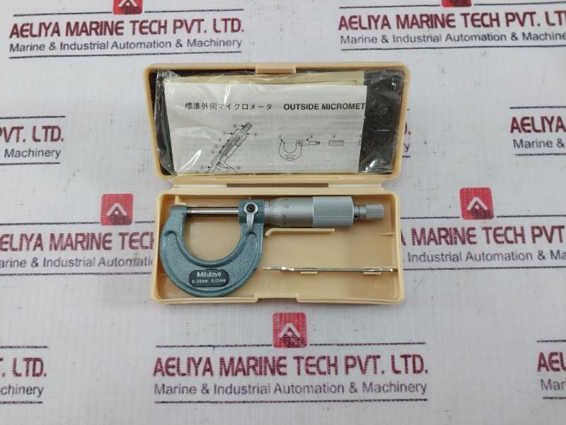 Mitutoyo 103-137 M110-25 Outside Micrometer 0-25Mm 0.01Mm