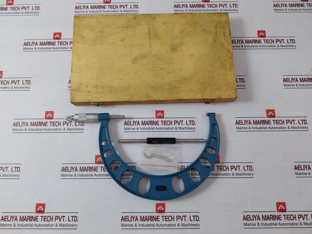 Mitutoyo 167-107 Outside Micrometer Thickness Measuring Tool With Wrench Set