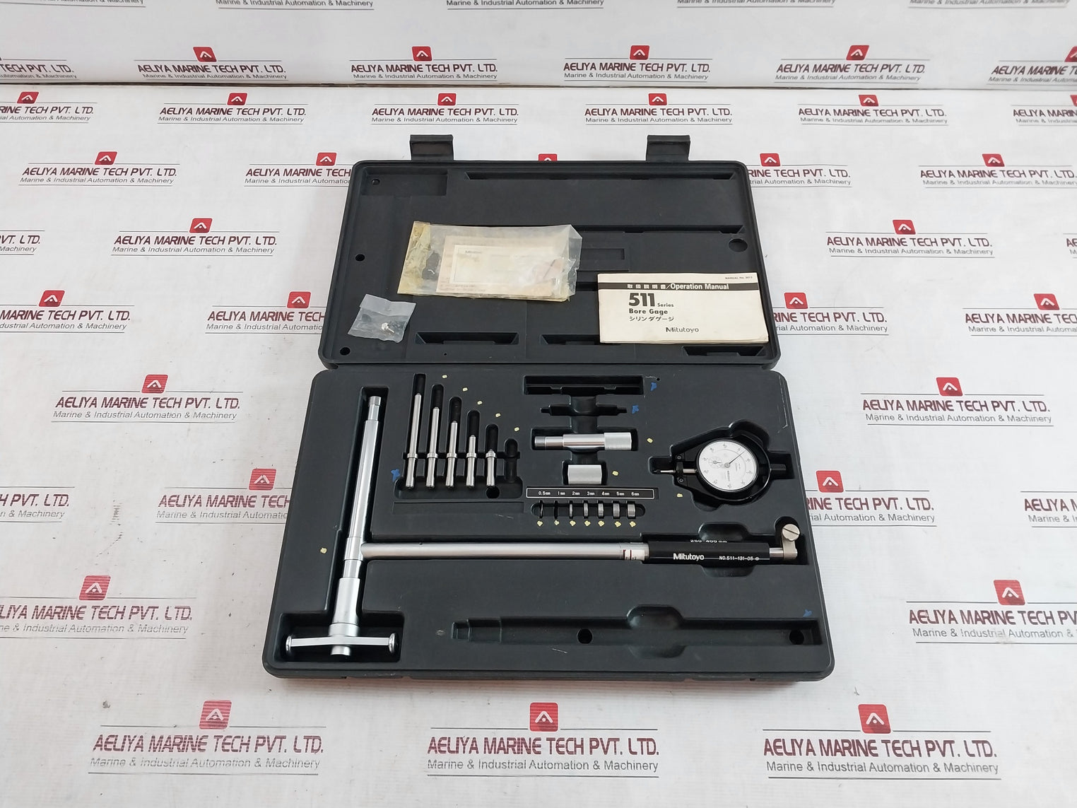 Mitutoyo 511-131-05 511 Series Bore Gage Set 250–400Mm Shockproof (Incomplete)