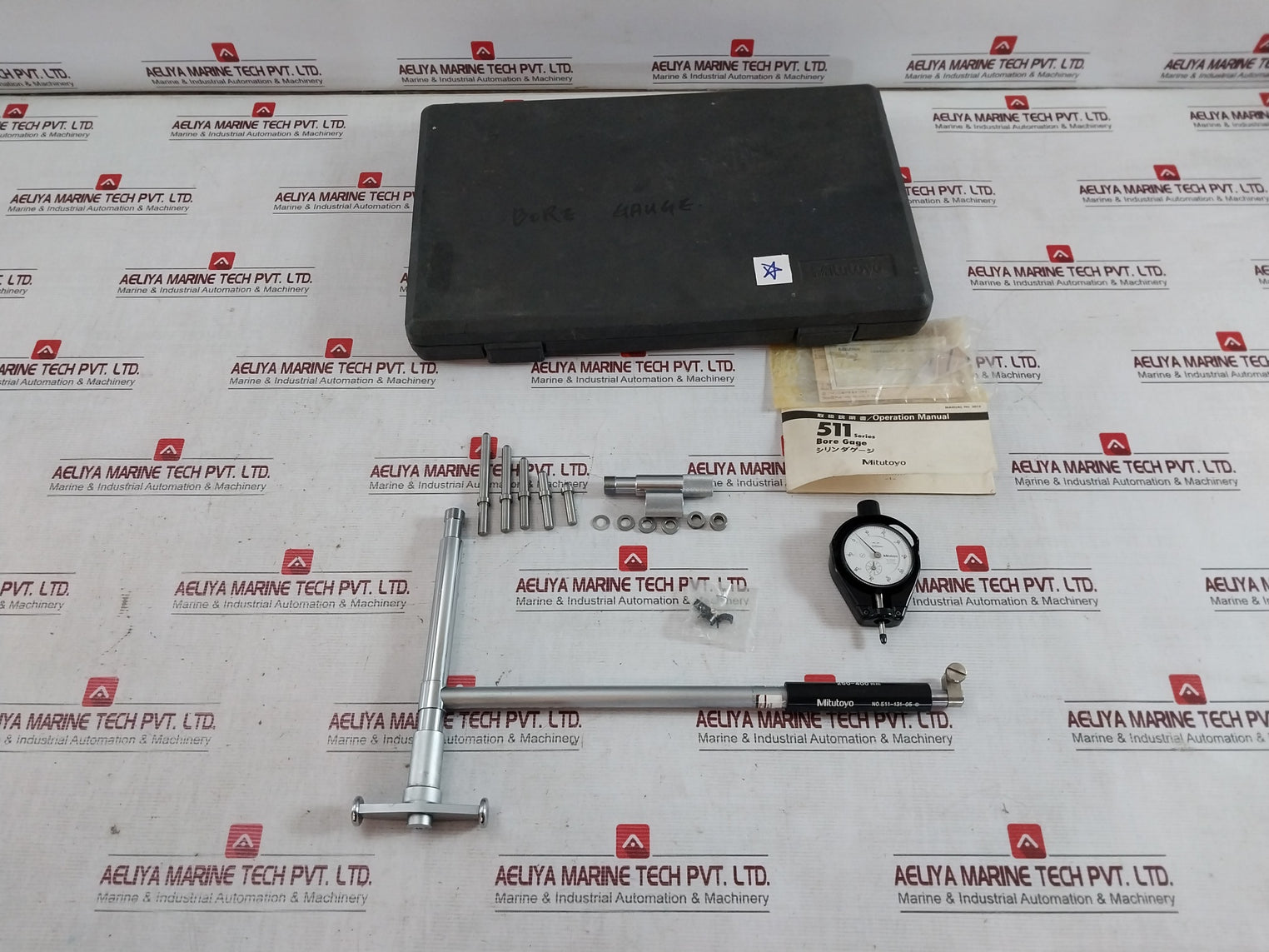 Mitutoyo 511-131-05 511 Series Bore Gage Set 250–400Mm Shockproof (Incomplete)