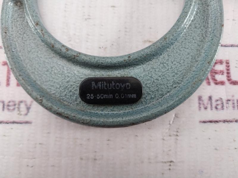 Mitutoyo Outside Micrometer 25-50Mm 0.01Mm 0-45