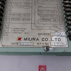 Miura Cb1-100 Burner Control Relay Ac100/110V 50/60Hz