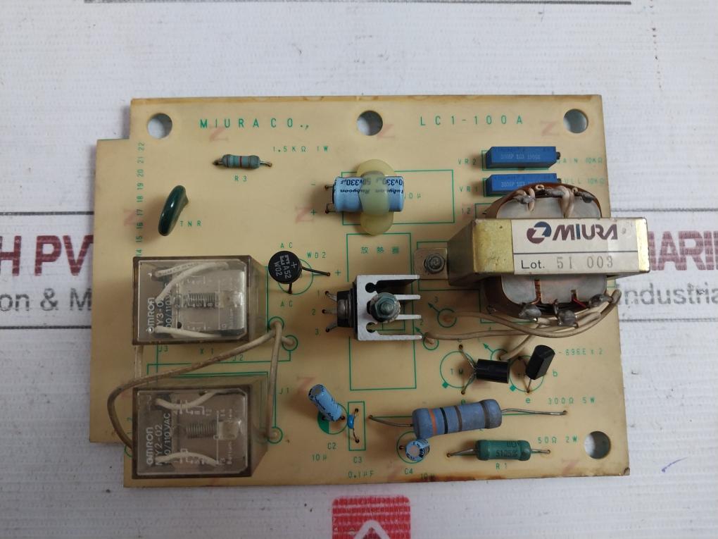 Miura Lc1-100A Printed Circuit Board 100/110Vac My3-02