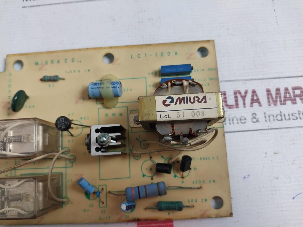 Miura Lc1-100A Printed Circuit Board 100/110Vac My3-02