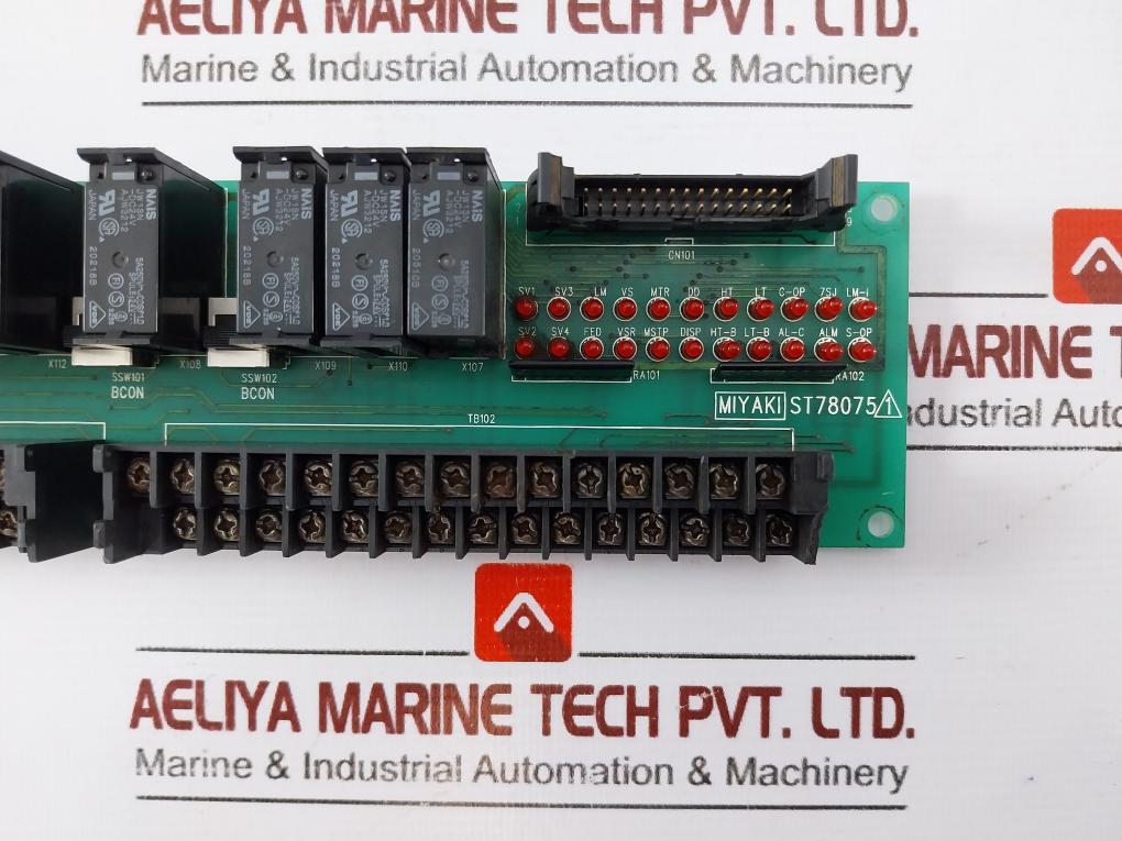 Miyaki St78075 Printed Circuit Board