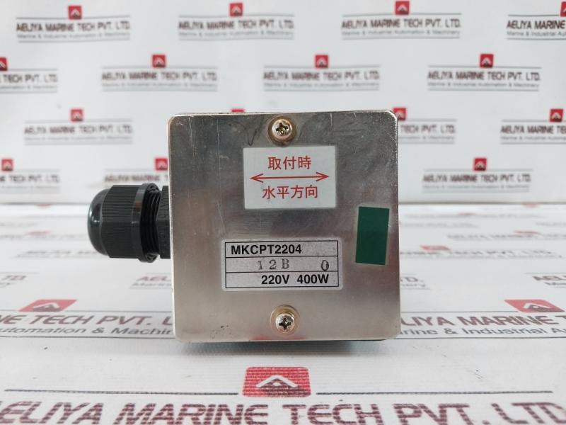 Mkcpt2204 220V Temperature Sensor With Probe, Metal Enclosure, Adjustable Dial