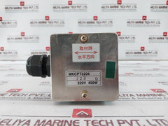 Mkcpt2204 220V Temperature Sensor With Probe, Metal Enclosure, Adjustable Dial