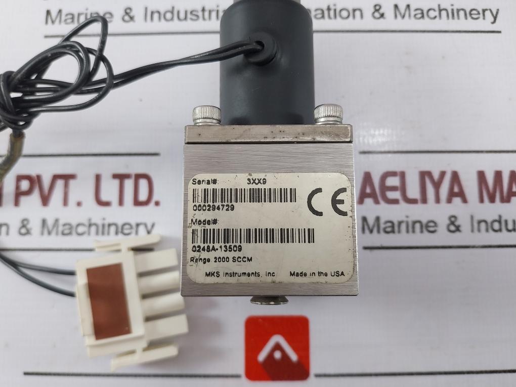 Mks Instruments 0248A-13509 Mass Flow Controller Valve 2000 Sccm