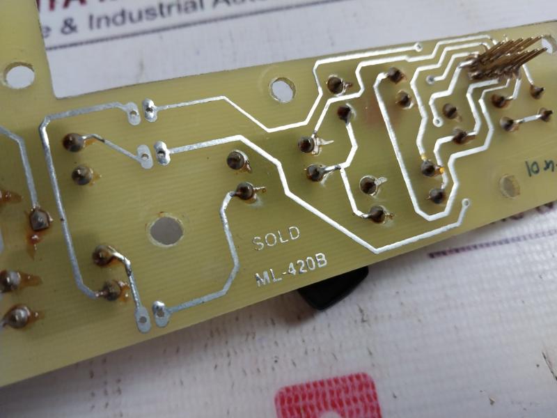 Ml-420b Printed Circuit Board W/ Potentiometer 10 Kohm