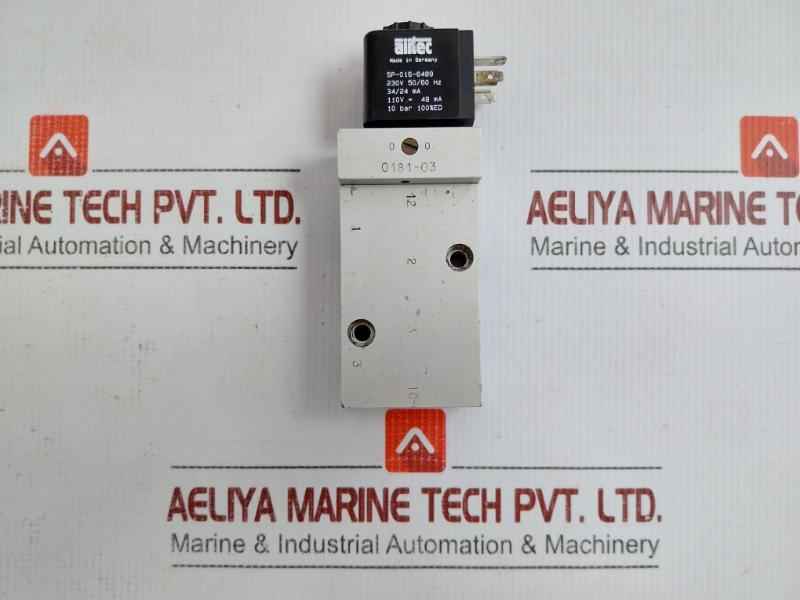 Mn 06 311-hn Solenoid Valve 230V 50/60 Hz 10 Bar Airtec