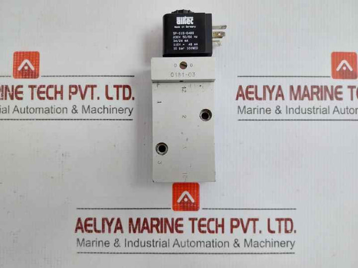 Mn 06 311-hn Solenoid Valve 230V 50/60 Hz 10 Bar Airtec
