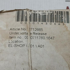 Mn Under Voltage Release Lv429407 Schneider Electric 220-240V 50/60Hz