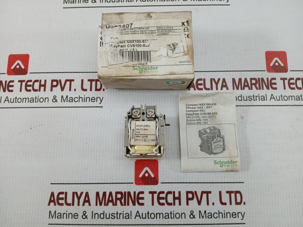 Mn Under Voltage Release Lv429407 Schneider Electric 220-240V 50/60Hz