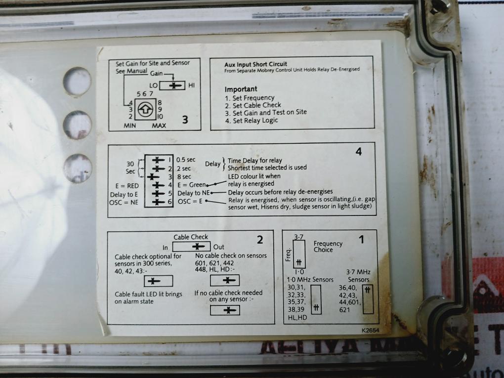 Mobrey Mcu200 Mcu201 Liquid Level Controller 71313/611 115/230vac