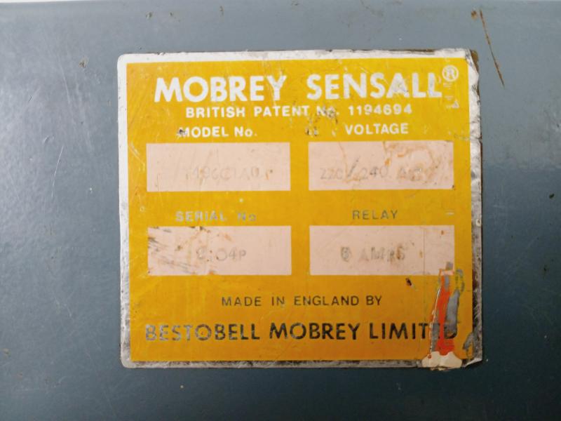 Mobrey Sensall T496cia0, 220/240vac, 6 Amp Relay