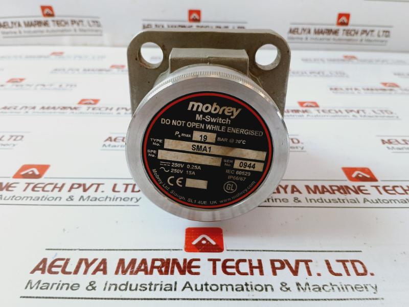 Mobrey Sma1 Float Liquid Level Switch 250V 0.25A 15A Max 19 Bar At 20C