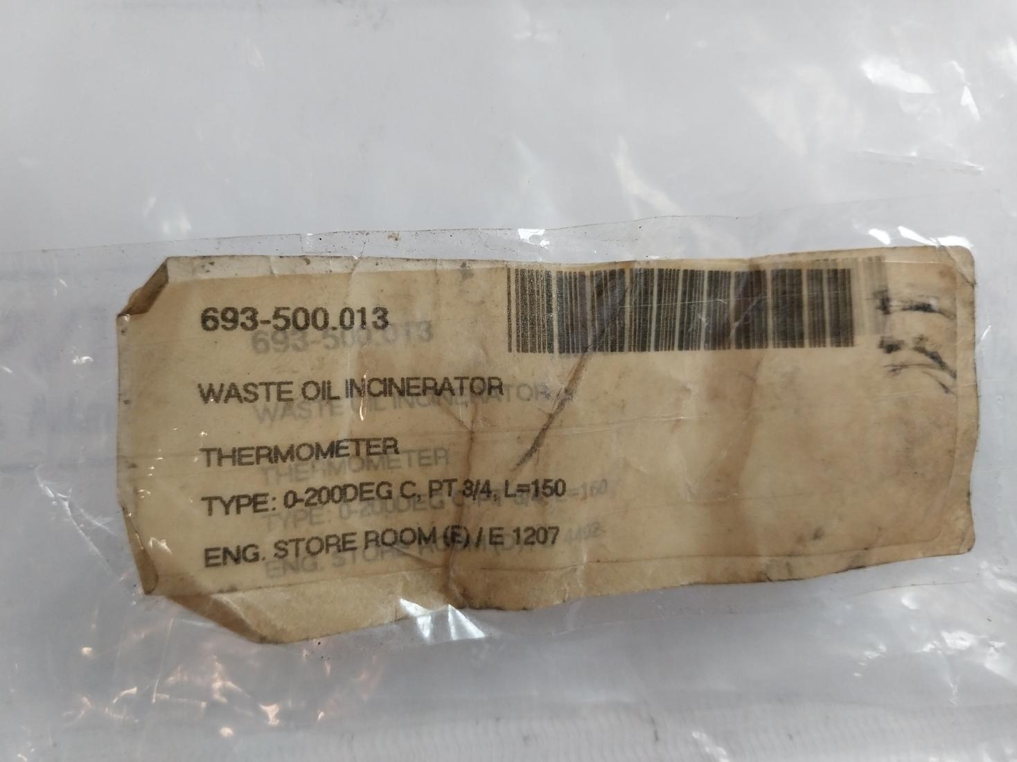 Modern Line Totalizer Thermometer L-150Mm D-13Mm 693-500.013