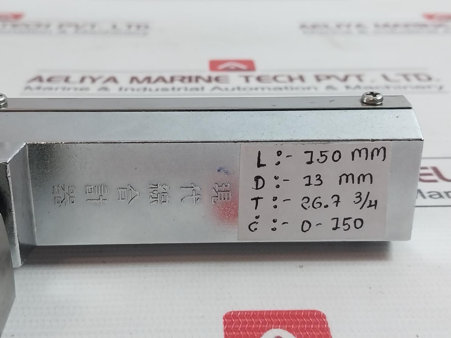 Modern Line Totalizer Thermometer L-150Mm D-13Mm 693-500.013