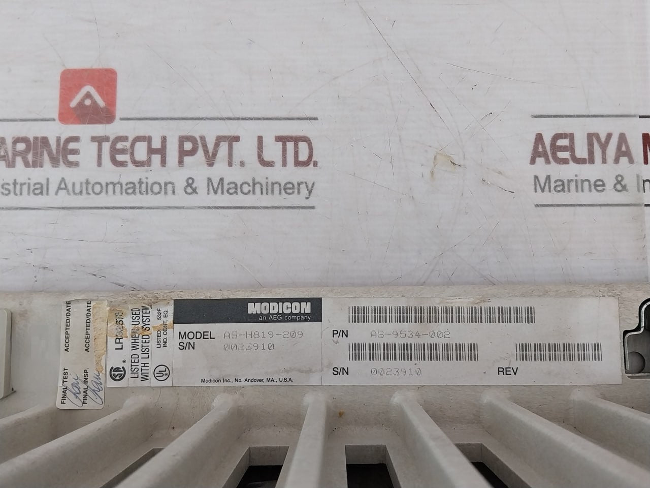 Modicon Pc-e984-381 Programmable Controller Module As-b875-002 As-9534-002