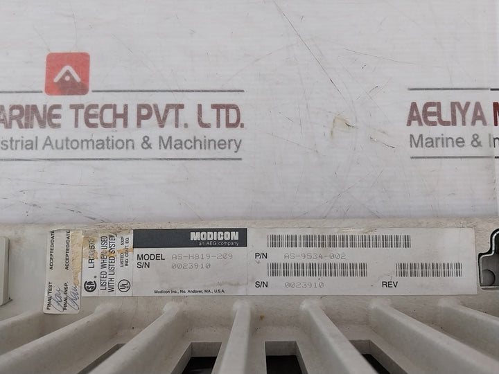 Modicon Pc-e984-381 Programmable Controller Module As-b875-002 As-9534-002