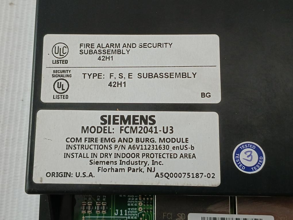 Modular Operator Interface Siemens Fcm2041-u3Pro