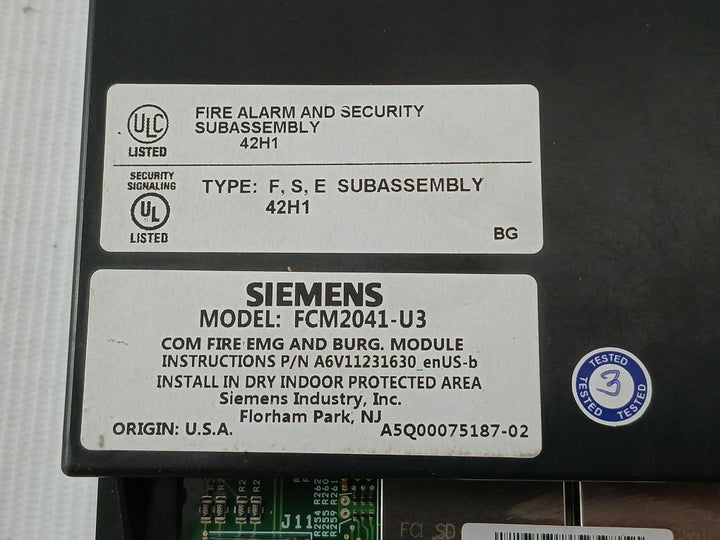 Modular Operator Interface Siemens Fcm2041-u3Pro