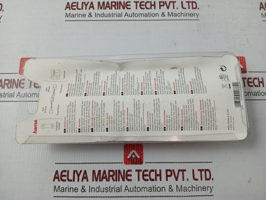 Modular-Plug-456-3763-Hama-Telcom-4P4C-Lot-Of-2X-209075-4