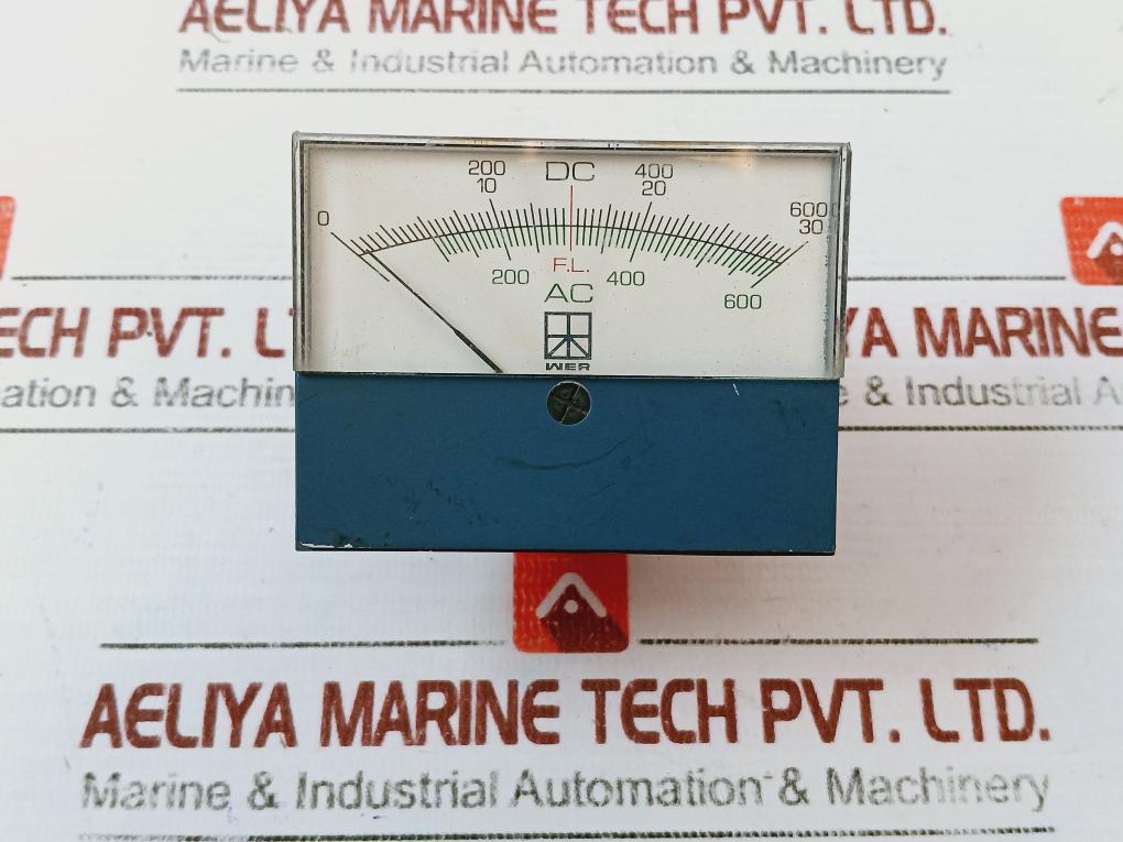 Modutec 0-30 Dc Analog Panel Meter 0-600 Ac