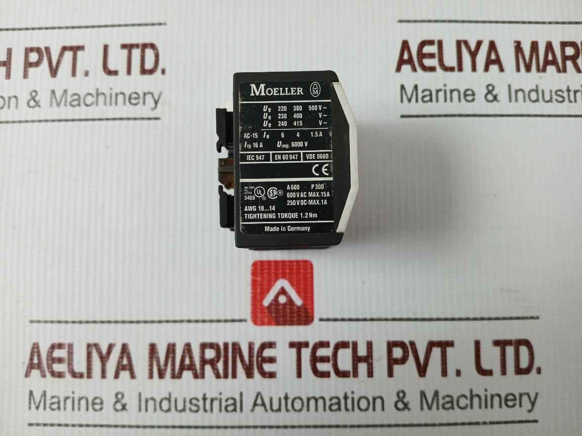 Moeller 04 Dil Auxiliary Contact Module 1.2 Nm