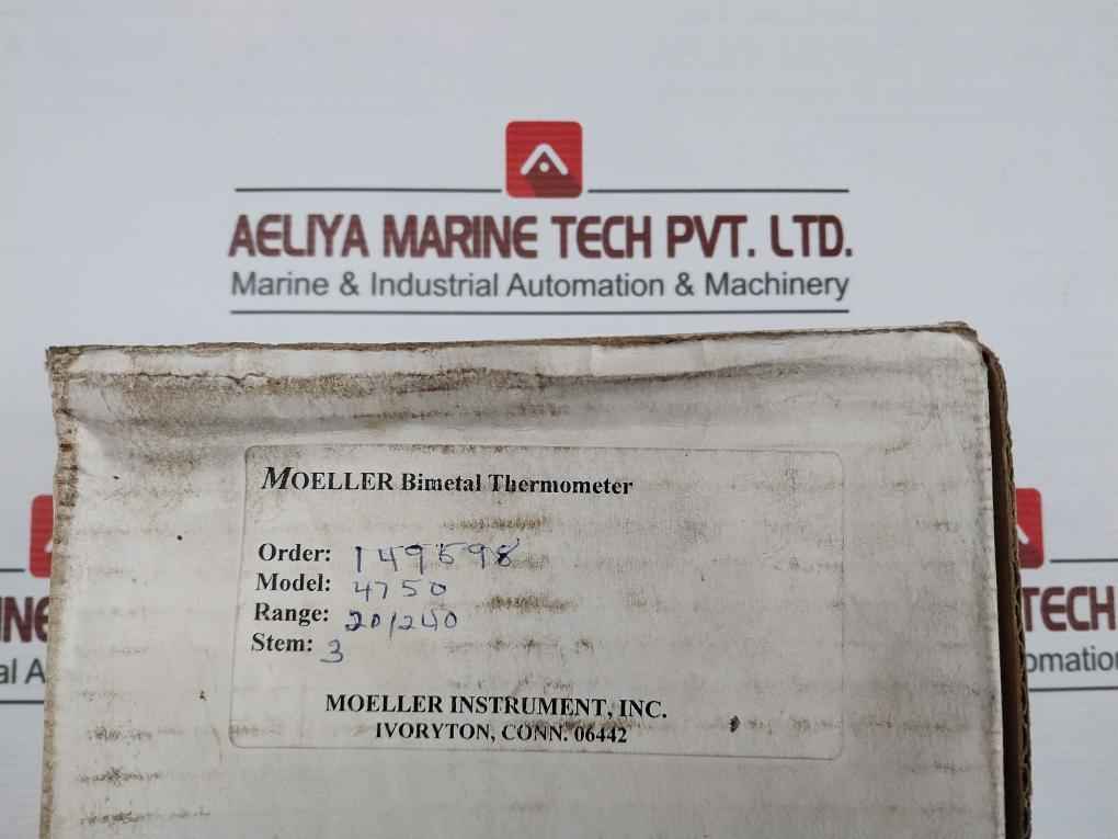 Moeller 4750 Reading Thermometer 20/240 F