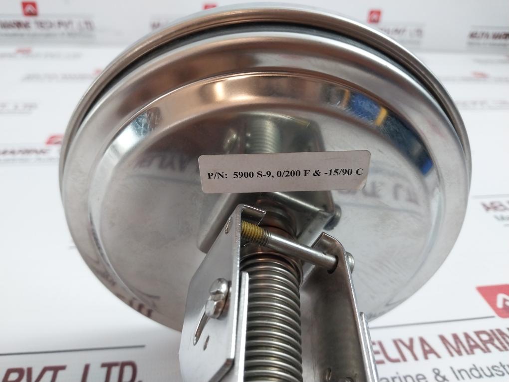 Moeller 5900 S-9 Bimetal Thermometer 0 To 200F 2Subd