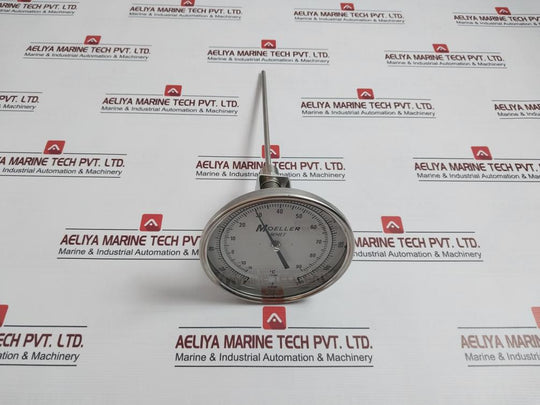 Moeller 5900 S-9 Bimetal Thermometer 0 To 200F 2Subd