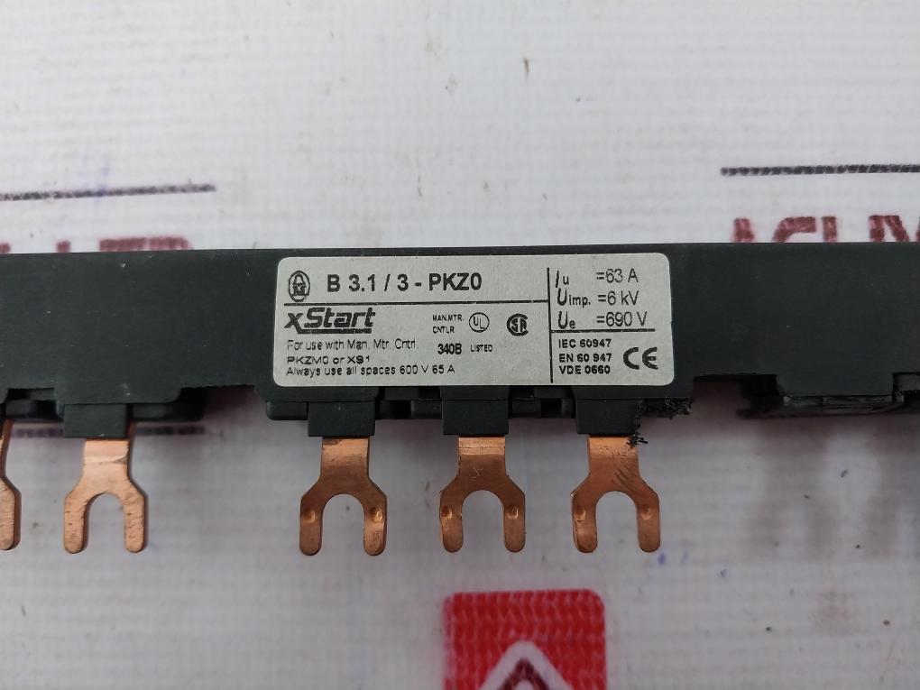 Moeller B 3.1/3-pkz0 Xstart Circuit Breaker 600v 65a