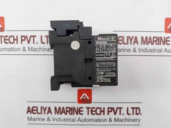 Moeller Dil00Am Air Gap Contactor 3 Pole Break 250Vdc Max 20A 50-60 Hz