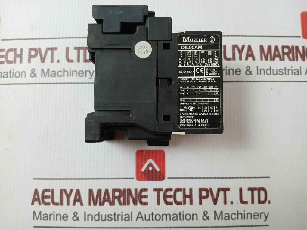 Moeller Dil00Am Dil00Am/22 Contactor 00Am
