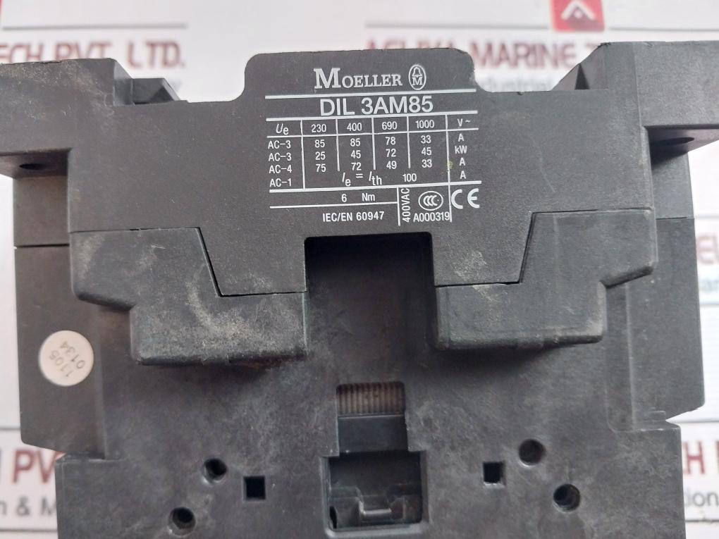 Moeller Dil 3Am85 Contactor 220V 60Hz