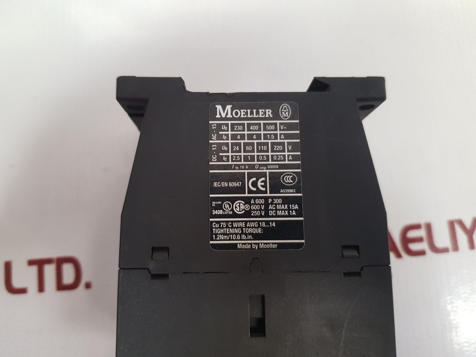 Moeller Dil A-xhi04 Contactor Dil A-40 Auxiliary Contact