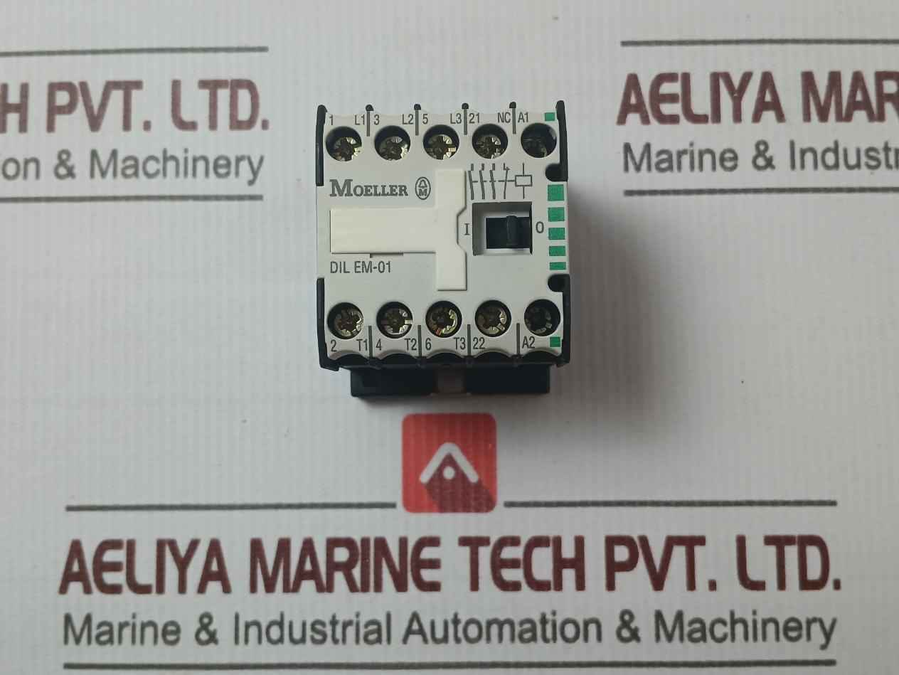 Moeller Dil Em-01 3 Pole Mini Contactor 6000V 20A 50-60Hz