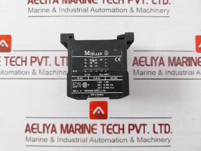 Moeller Dil Er-40 Contactor Relay 240V 60Hz 600V Ac Max.10A