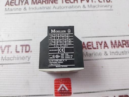 Moeller Dil M32-xhi11 Contactor 16A 600V