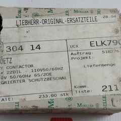 Moeller Dil R 40 Contactor Relay 110v-50/60hz-z-a600 P300