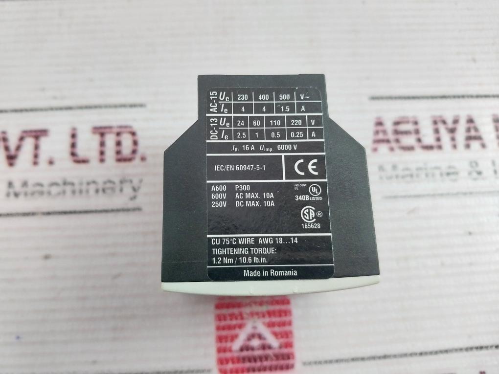 Moeller Dilm32-xhi11 Auxiliary Contact Module 16A 6000V