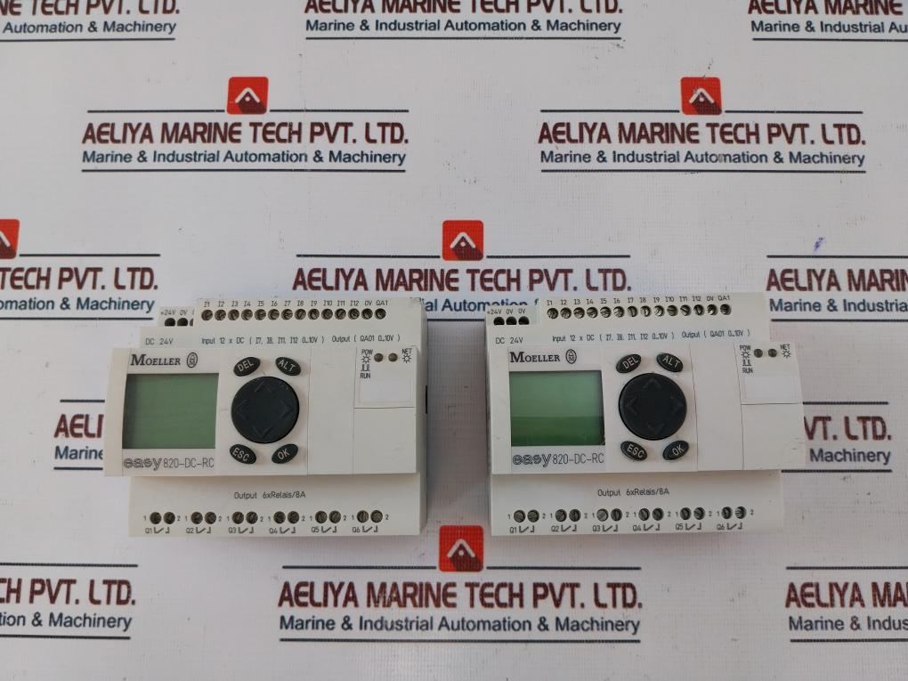 Moeller Easy 820-dc-rc Control Relay , Dc 24V