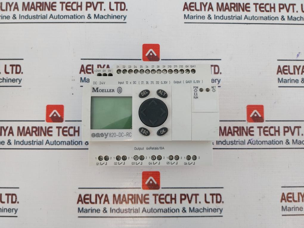 Moeller Easy 820-dc-rc Control Relay , Dc 24V