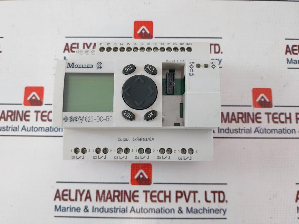 Moeller Easy 820-dc-rc Control Relay , Dc 24V